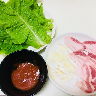 おうちで焼肉屋さん★手軽にサムギョプサル